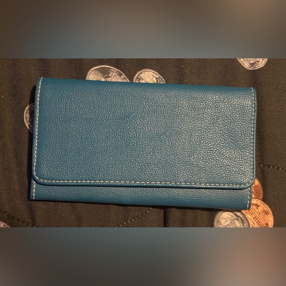 Blue wallet- like new